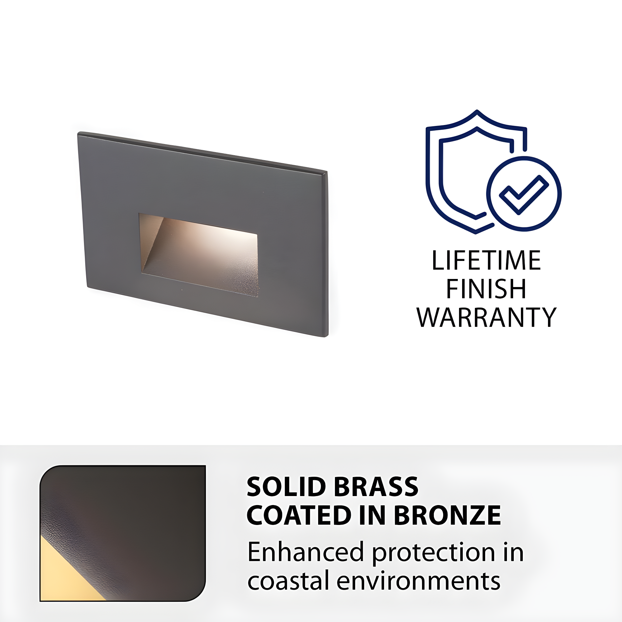 Low Voltage Integrated LED Metal Step Light