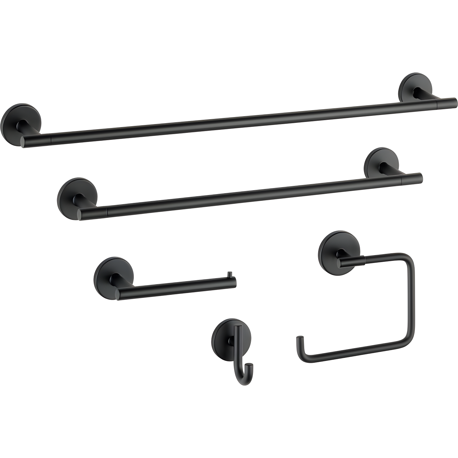 Trinsic Wall Mount Square Open Towel Ring Bath Hardware Accessory