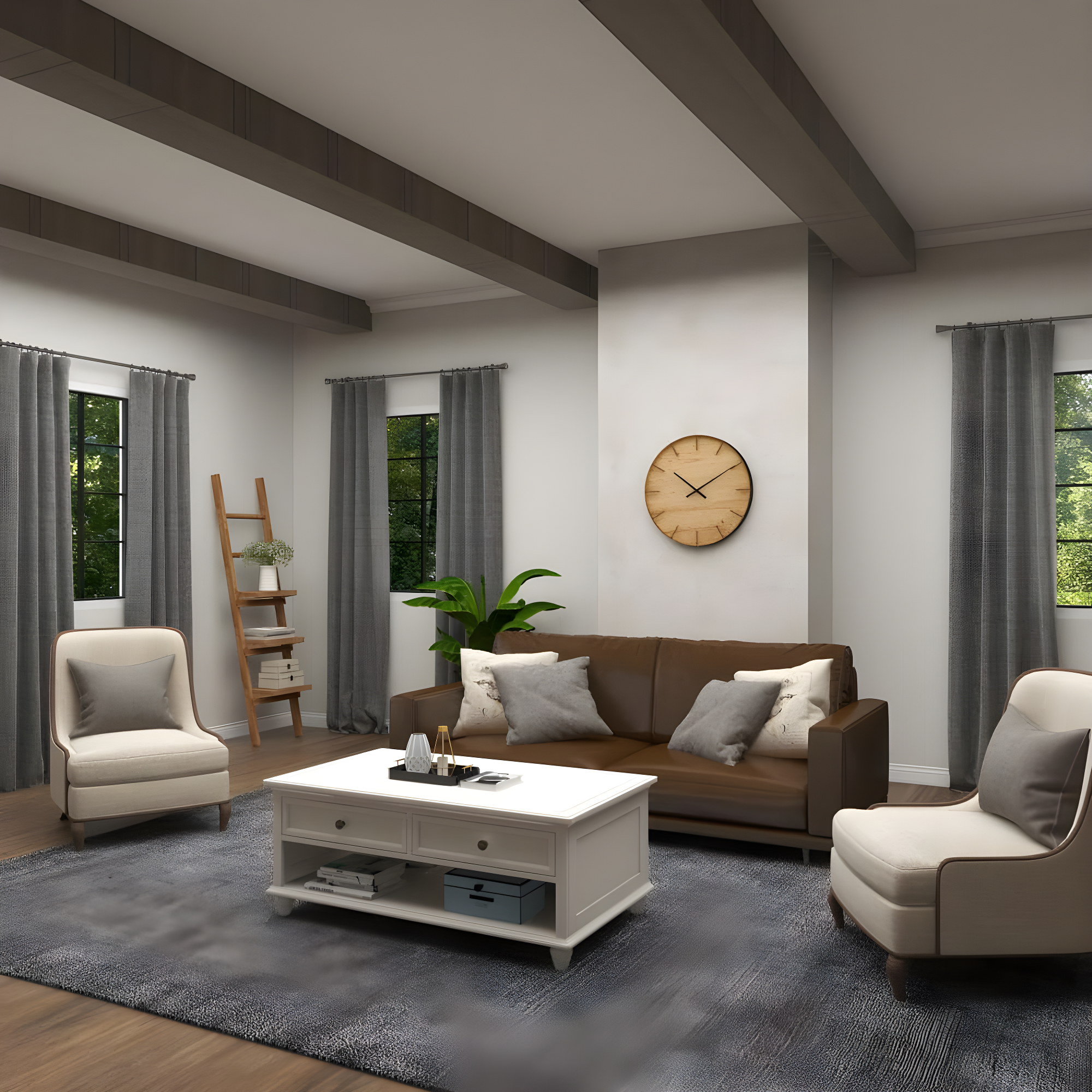 Mercury Row® Clintwood Metal Wall Clock