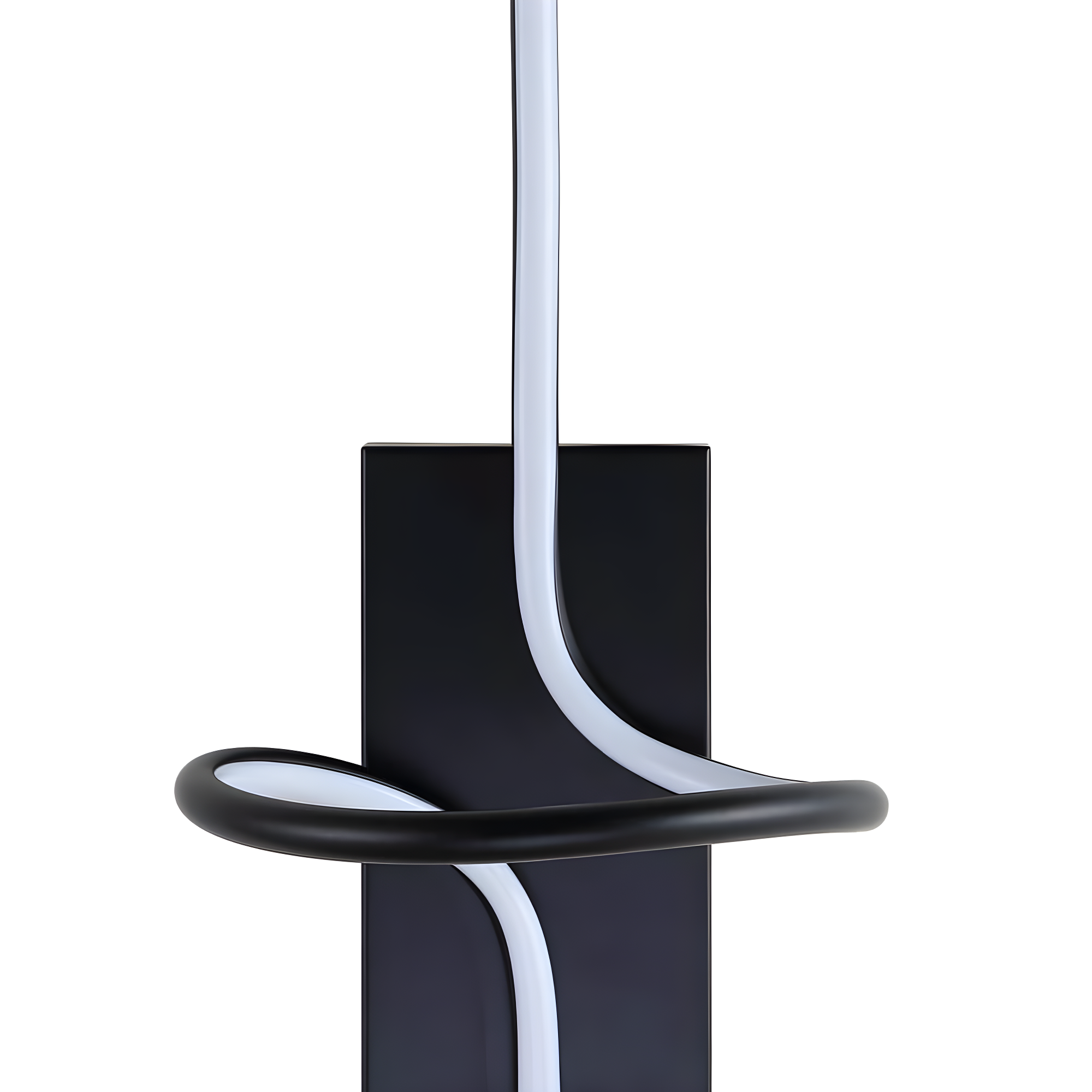 Sketch 9" Minimalist Metal Integrated LED Vanity Light Sconce, Black