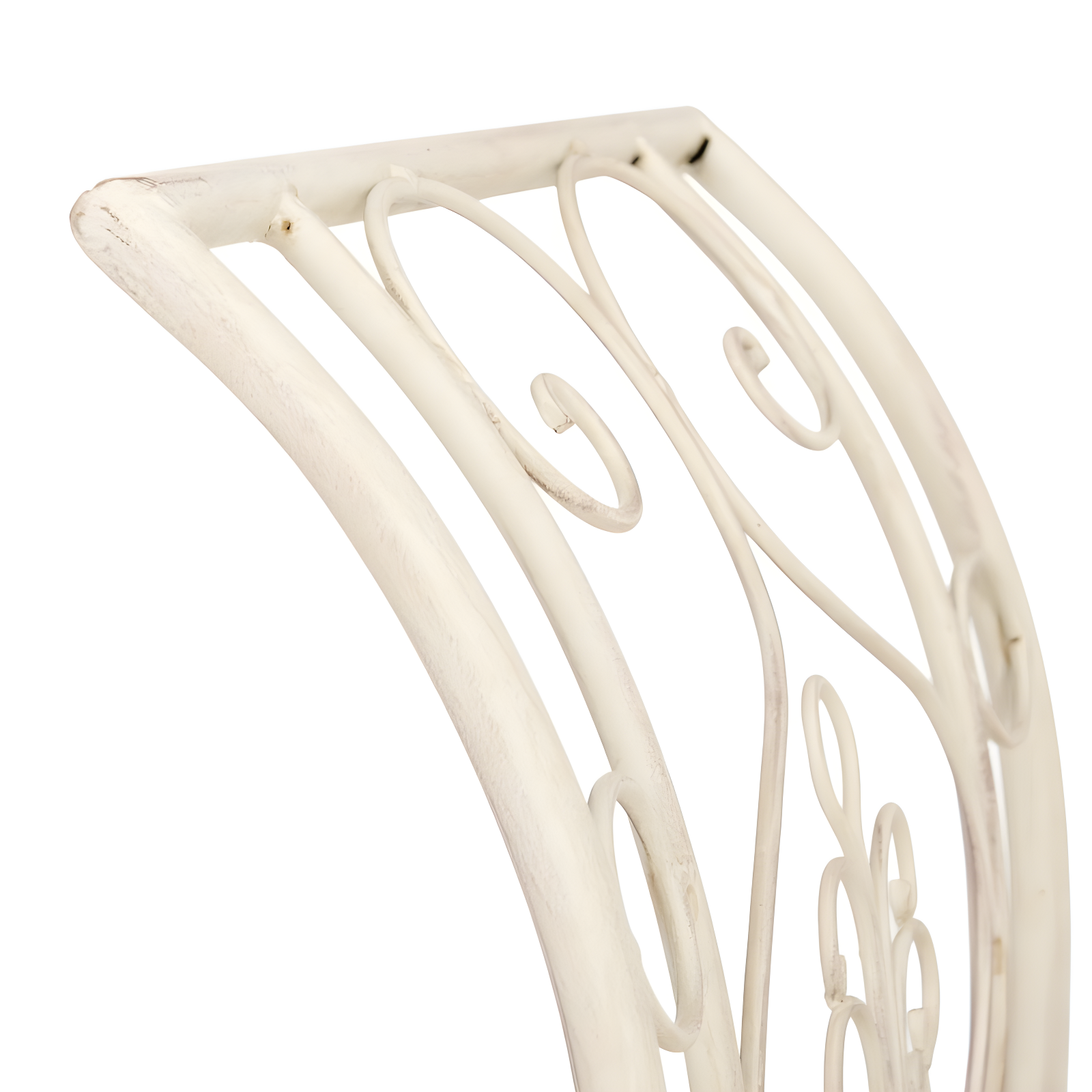 Adina Bench - Outdoor - PAT5016 - Distressed White - Safavieh
