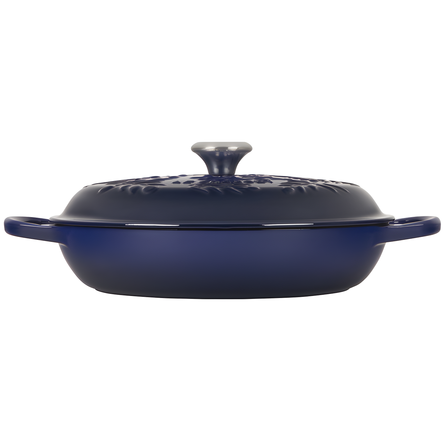Le Creuset Signature Enameled Cast Iron Olive Branch Collection with Embossed Lid