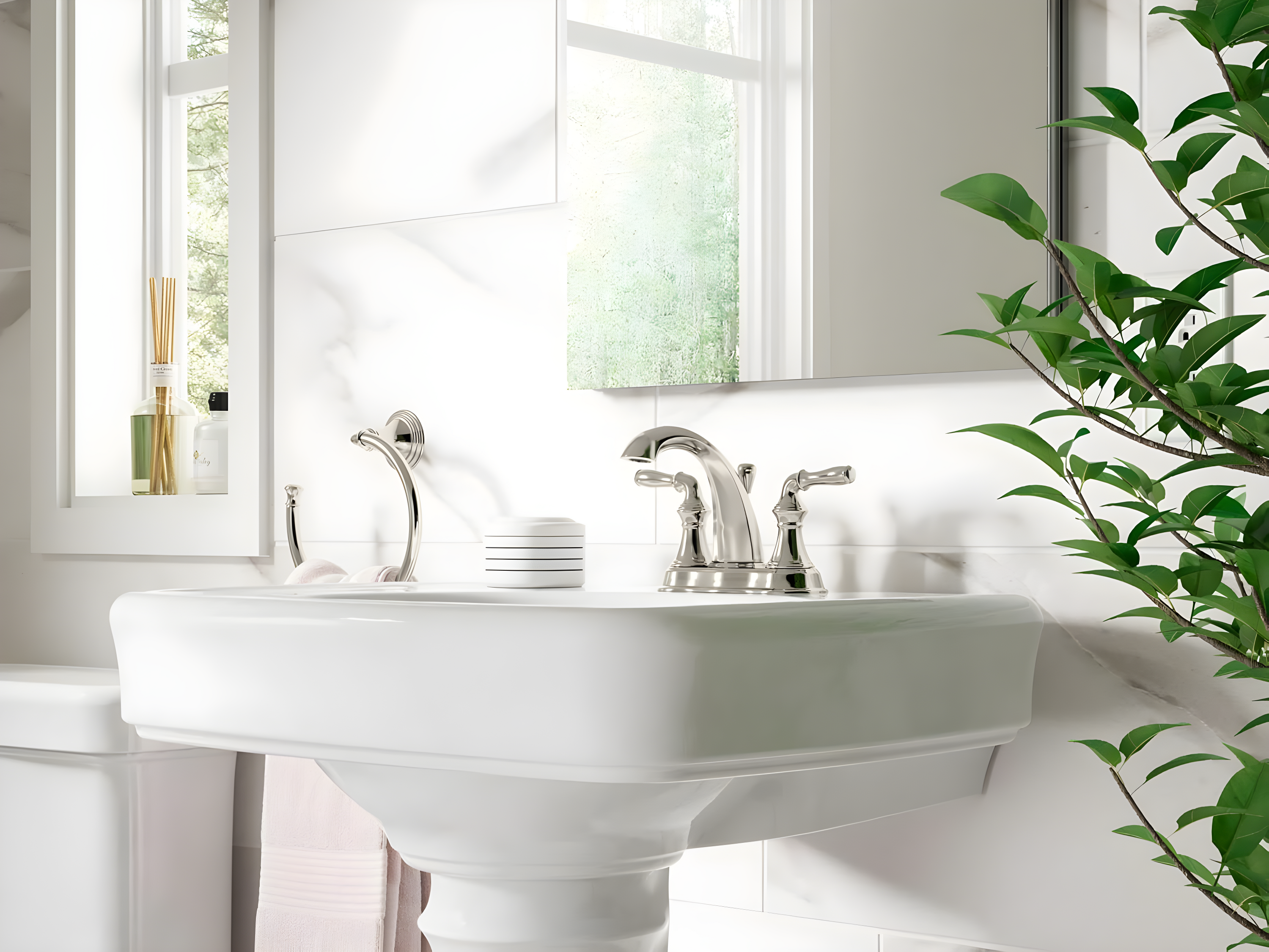Kohler Devonshire Centerset Bathroom Sink Faucet, 1.2 gpm