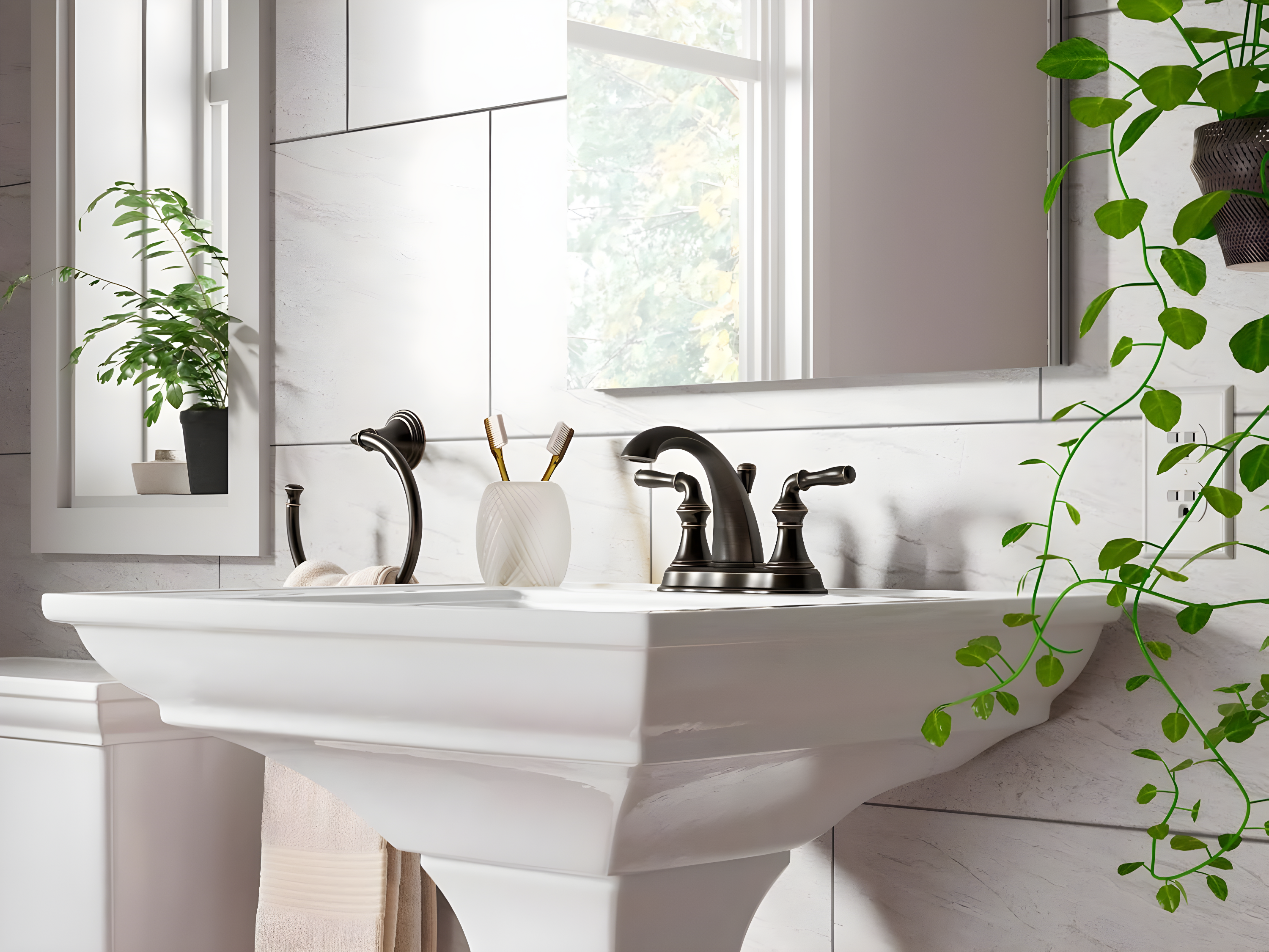 Kohler Devonshire Centerset Bathroom Sink Faucet, 1.2 gpm