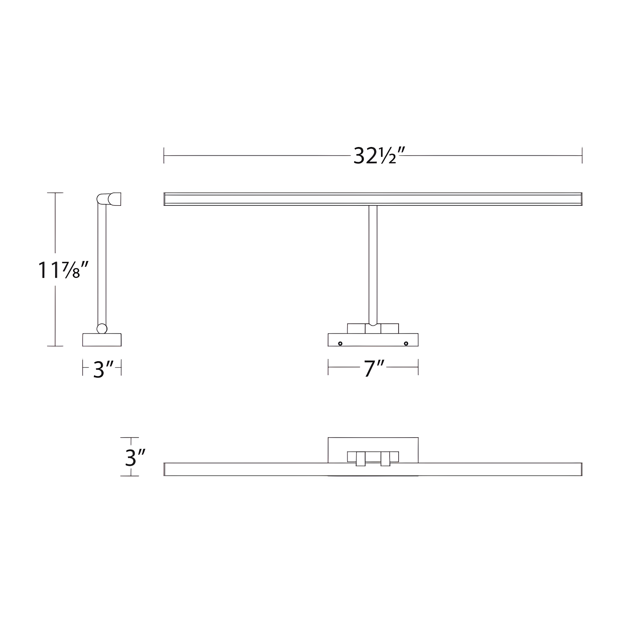 Brushed Nickel Adjustable LED Wall Picture Light
