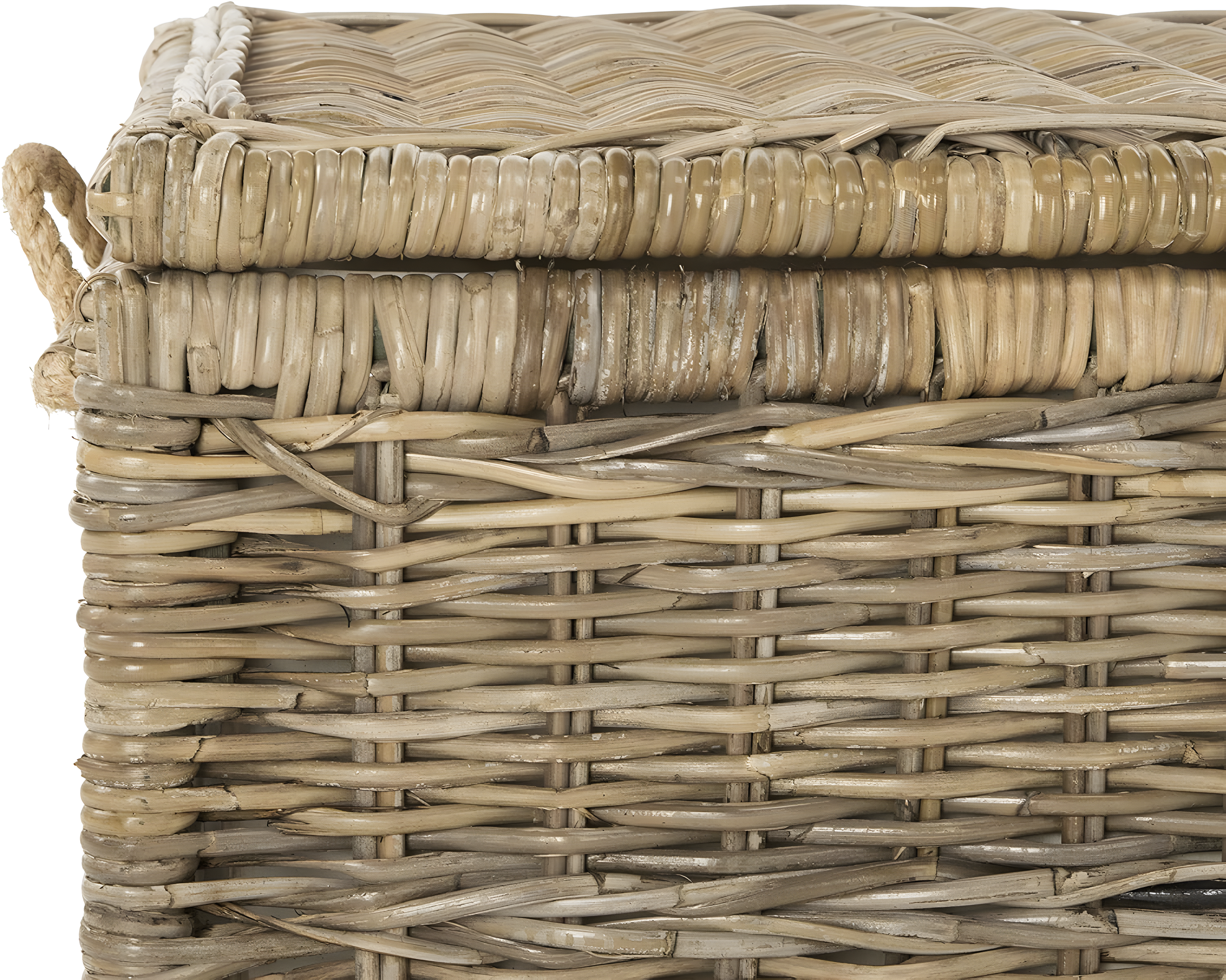 happimess Caden 30" Wicker Storage Trunk, Natural