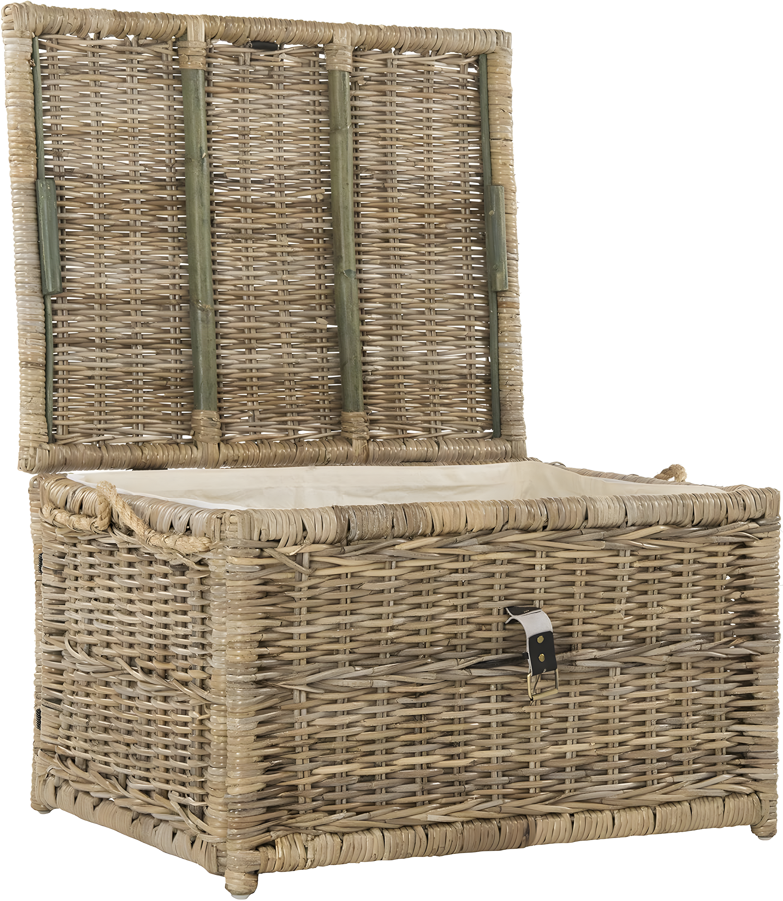 happimess Caden 30" Wicker Storage Trunk, Natural