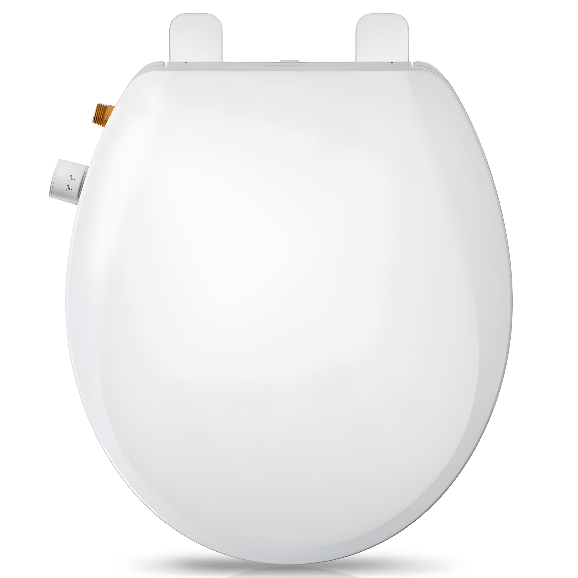 Elongated Bidet Toilet Seat With Quiet-Close, Fit Elongated Toilet Seat, White