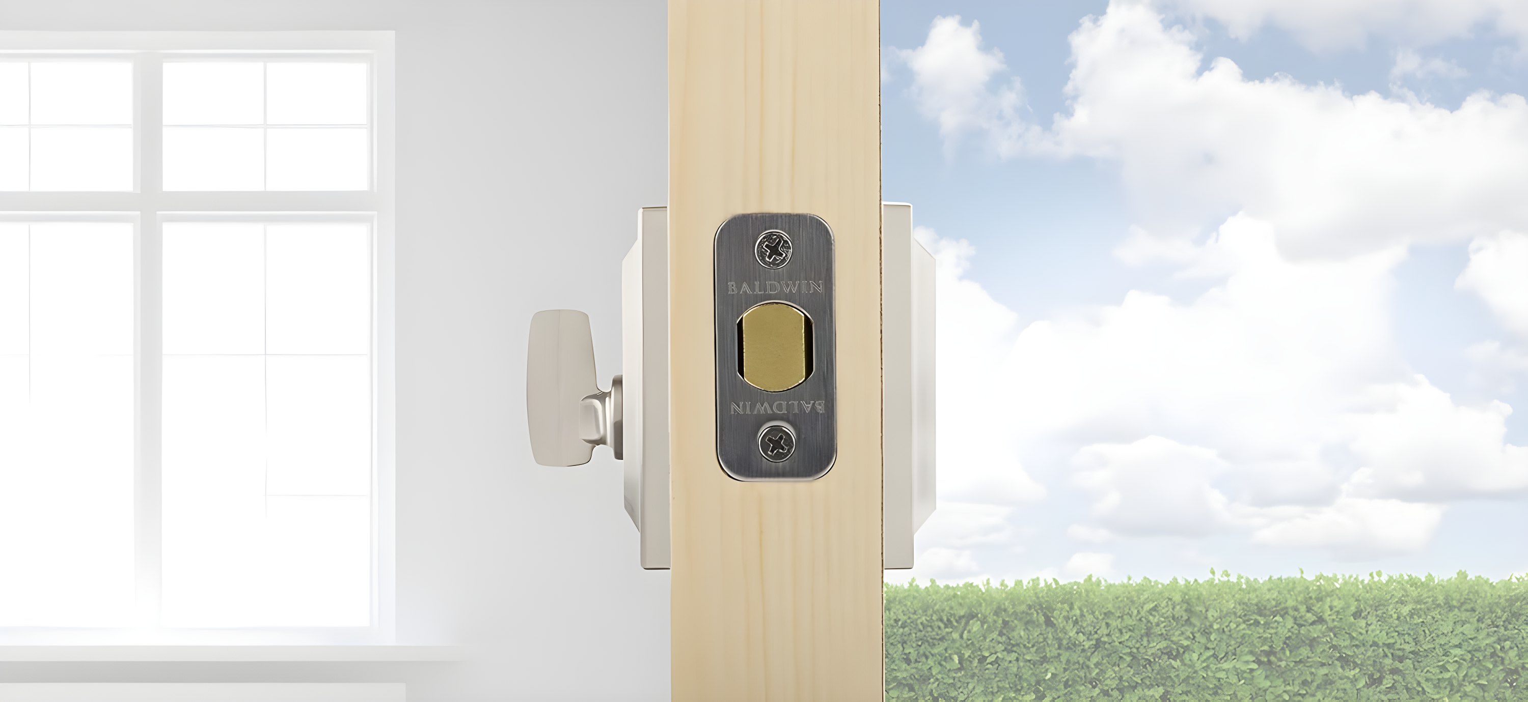 Baldwin 380SLB15SMTCPRCAL Torrey Pines 380 Rectangular Low Profile Single Cylinder Deadbolt with SmartKey