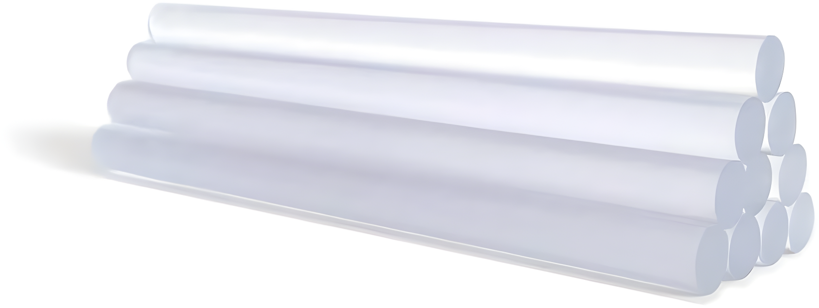 AdTech Crystal Clear 50-Pack 4 Inch Multi-Temp Clear Full-Size Glue Sticks