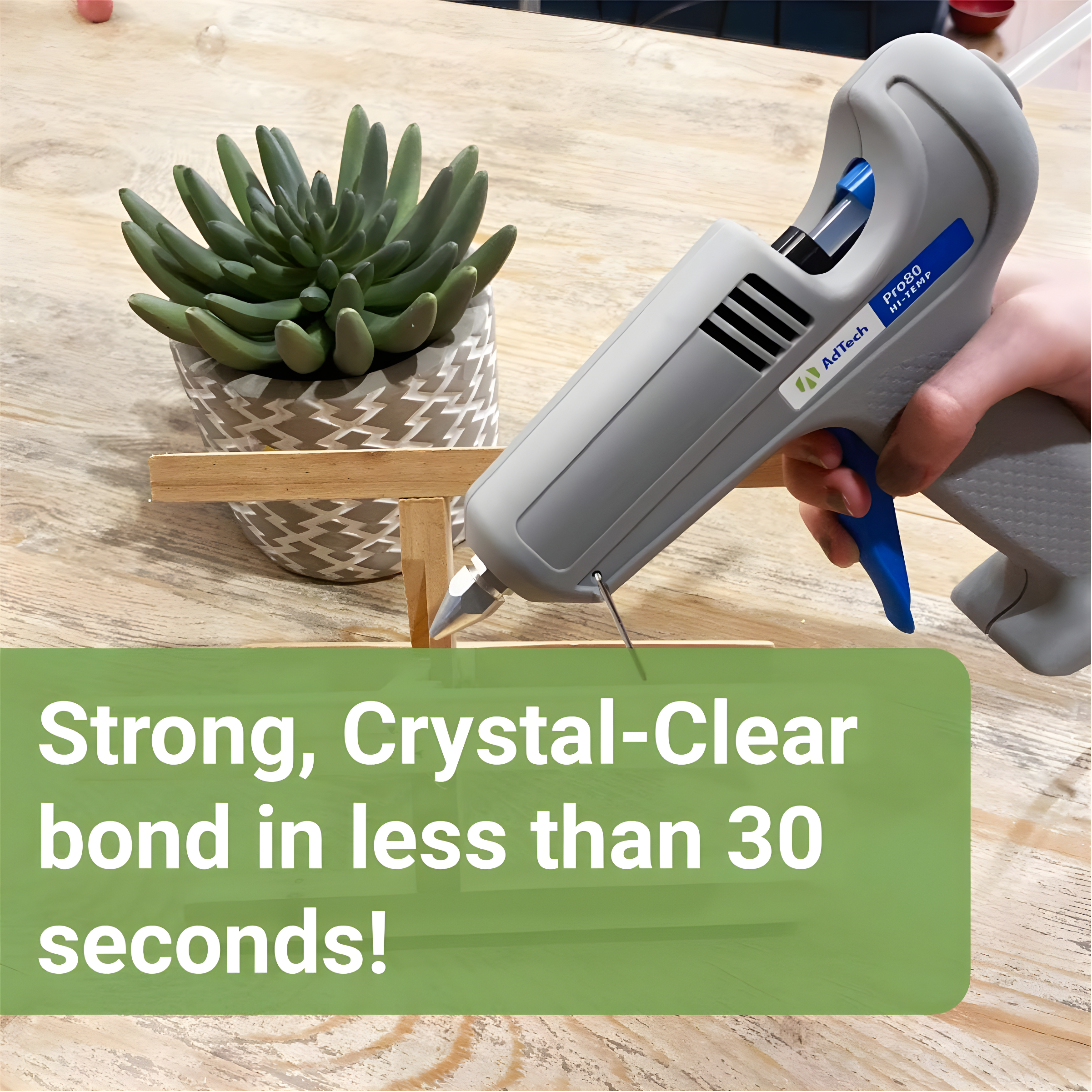 AdTech Crystal Clear 50-Pack 4 Inch Multi-Temp Clear Full-Size Glue Sticks