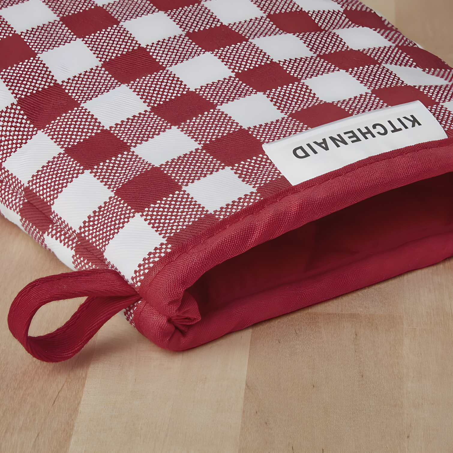 KitchenAid Gingham 2-Piece Oven Mitt