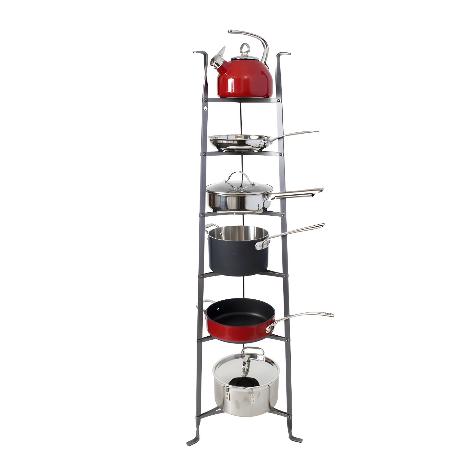 Enclume Handcrafted 6-Tier Gourmet Cookware Stand (Unassembled)