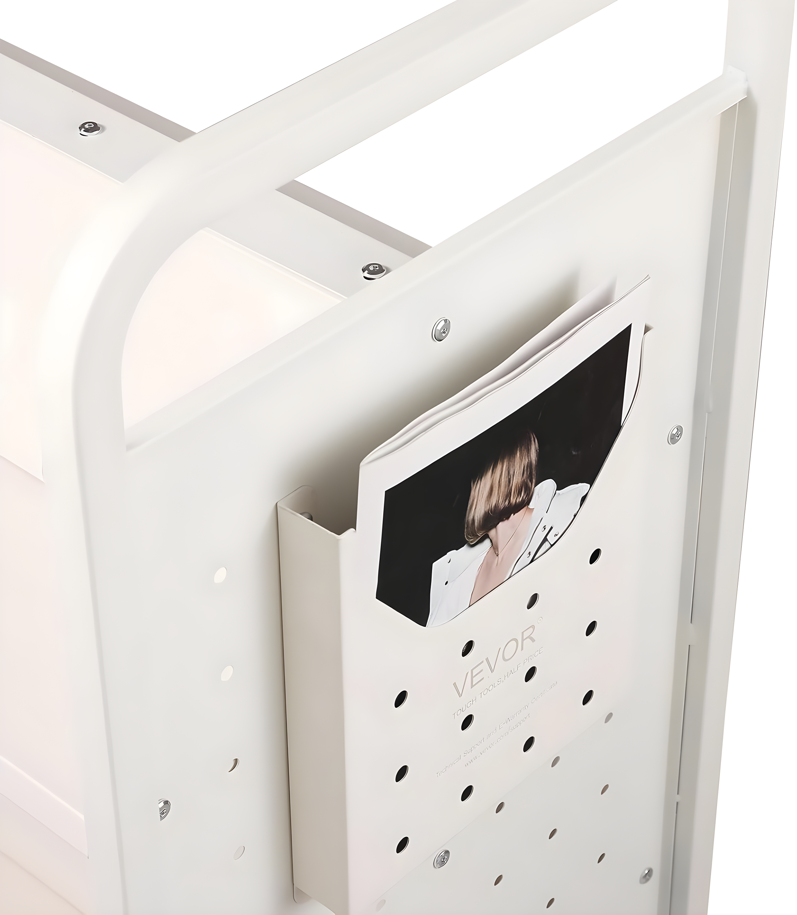 Stellweilan Tessberg 49.2'' H Book Cart with Wheels