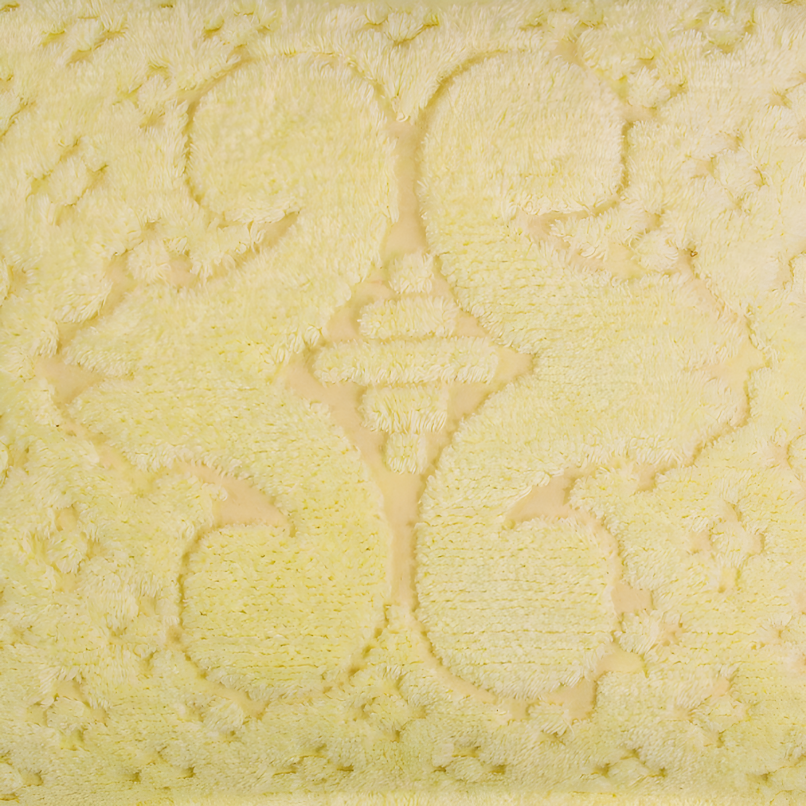 Euro Ashton Collection 100% Cotton Tufted Unique Luxurious Medallion Design Pillow Shams Yellow - Better Trends