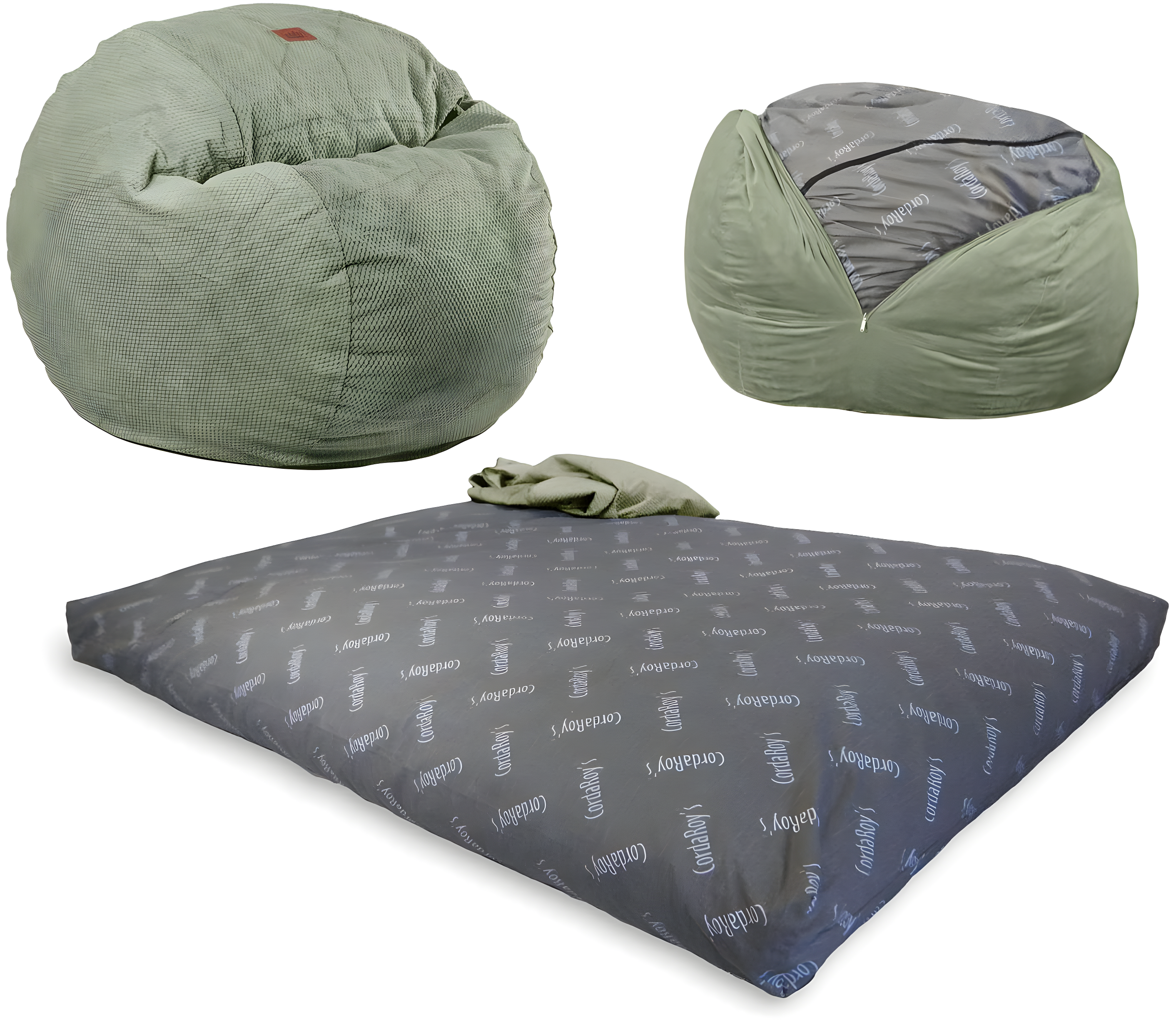 CordaRoy's CordaRoy's Chenille Convertible Bean Bag Chair