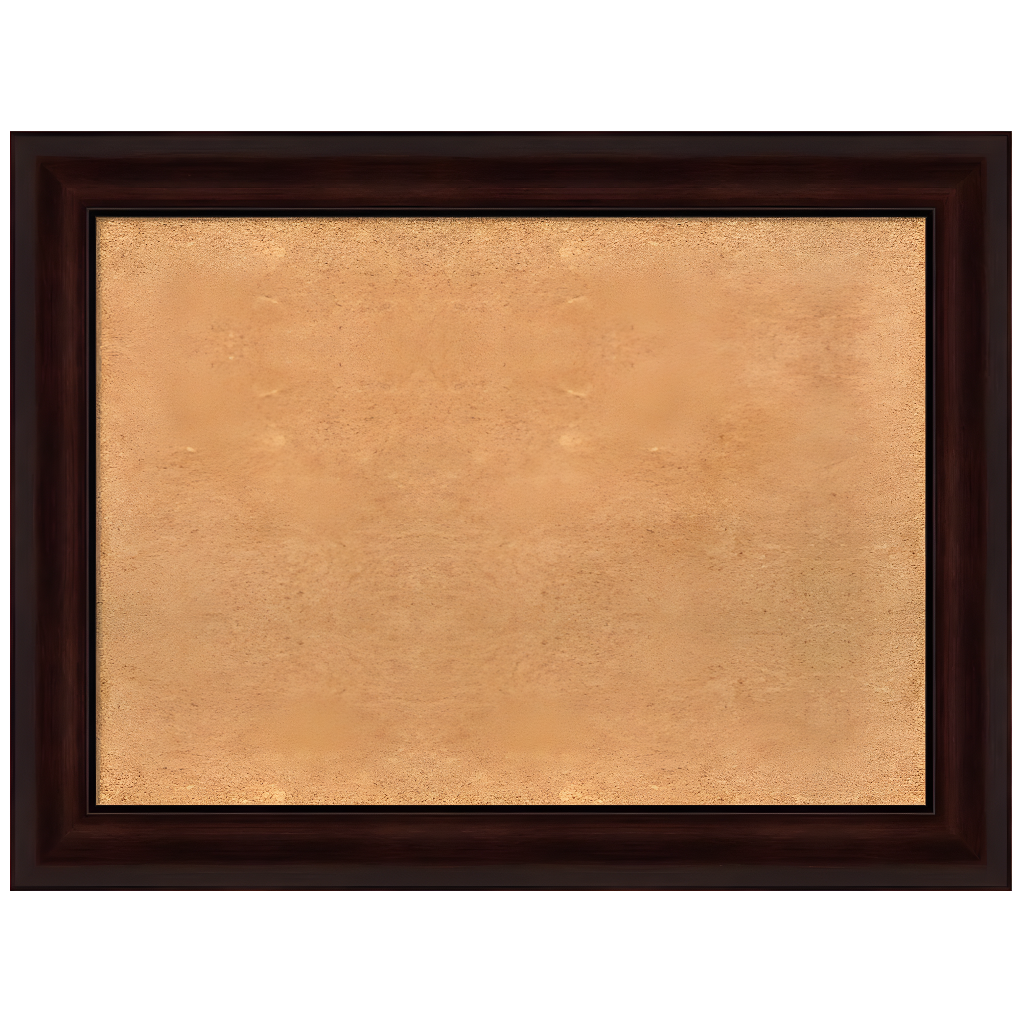 Amanti Art Natural Cork Board Framed Coffee Bean Brown Bulletin Board 33 in. x 25 in.