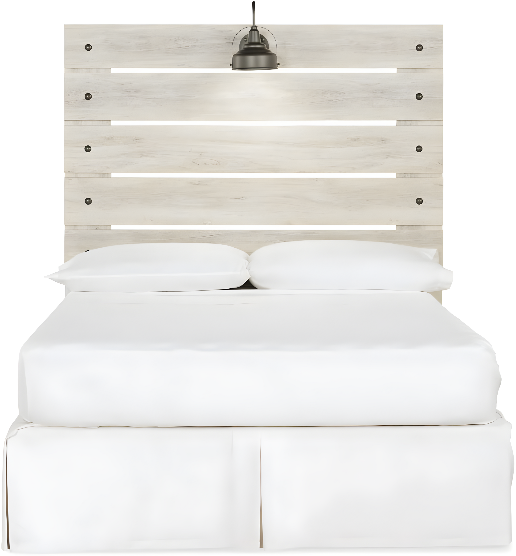 Bowery Hill Full Panel Headboard in Whitewash