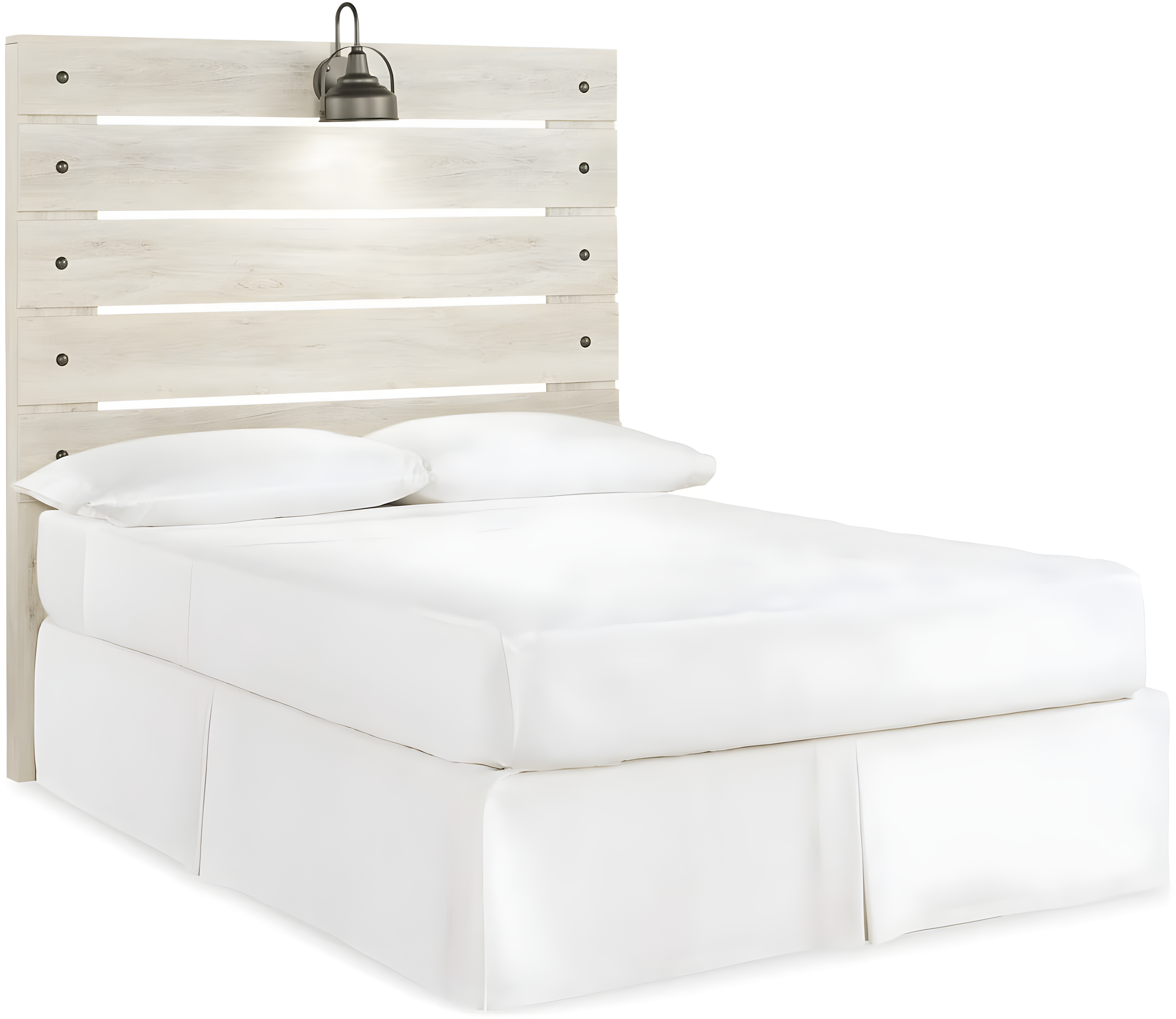 Bowery Hill Full Panel Headboard in Whitewash
