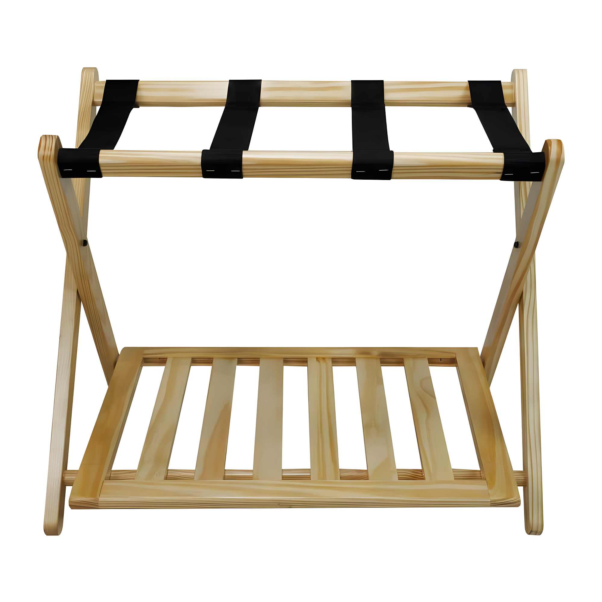 WRIWON Luggage Rack, 26.75" Wide with Shelf