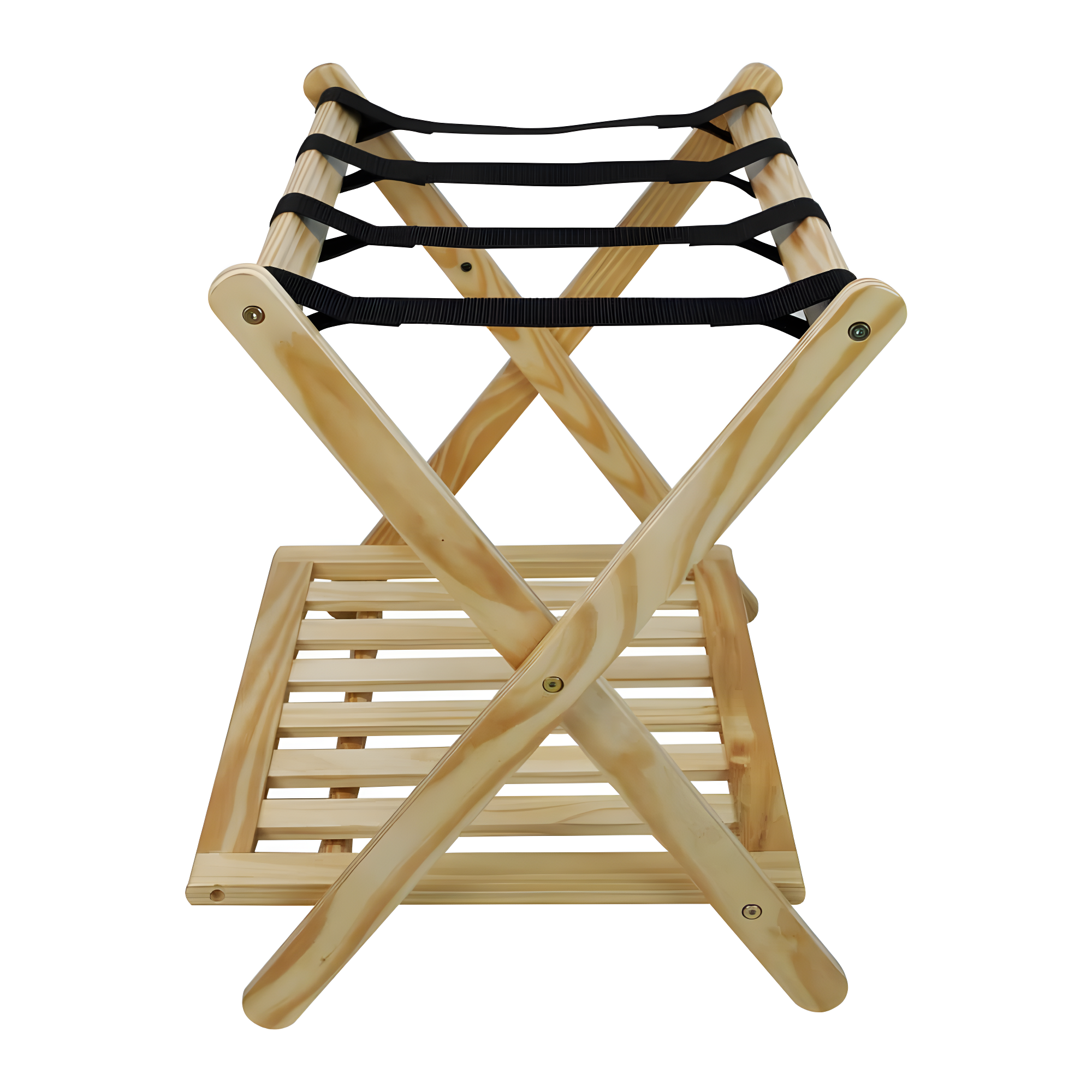 WRIWON Luggage Rack, 26.75" Wide with Shelf