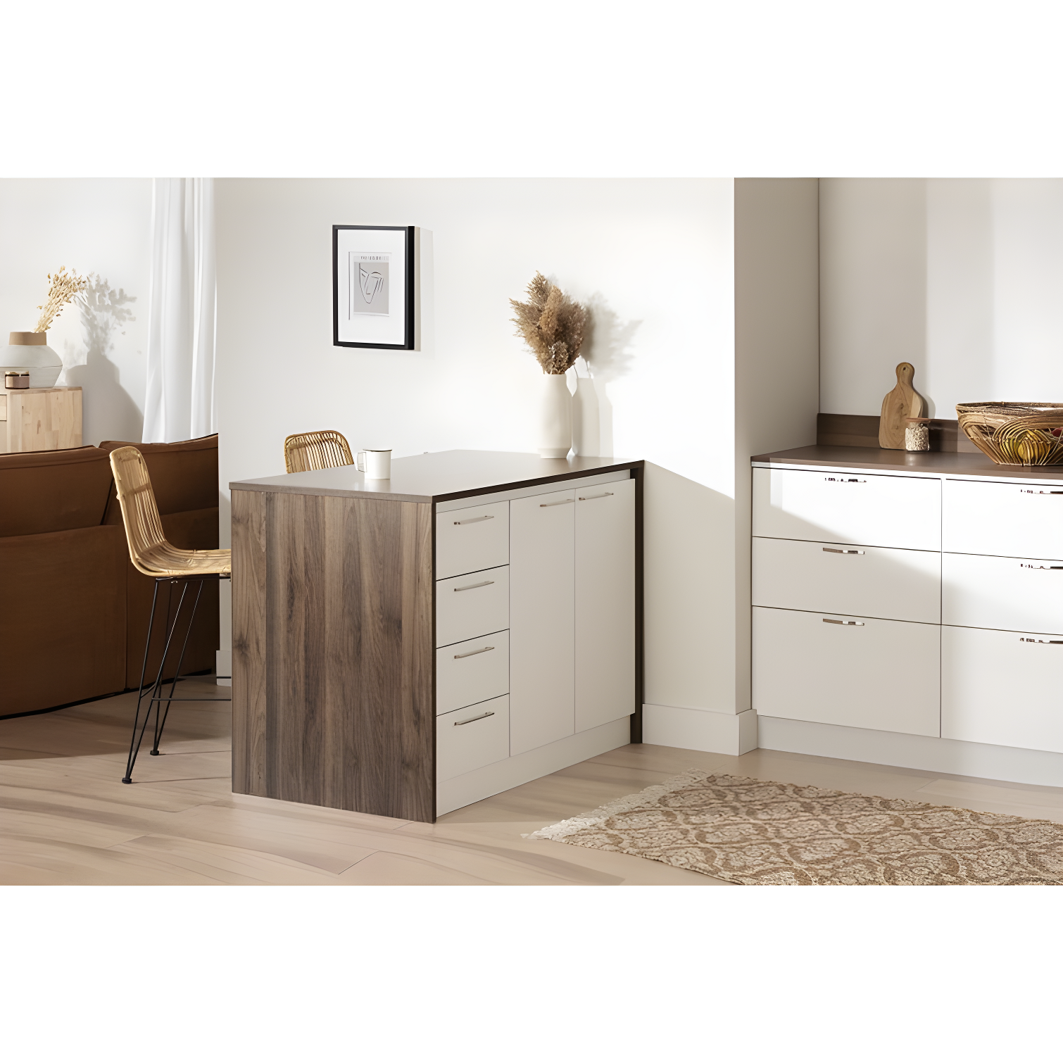 Myro 47.25'' Wide Kitchen Island