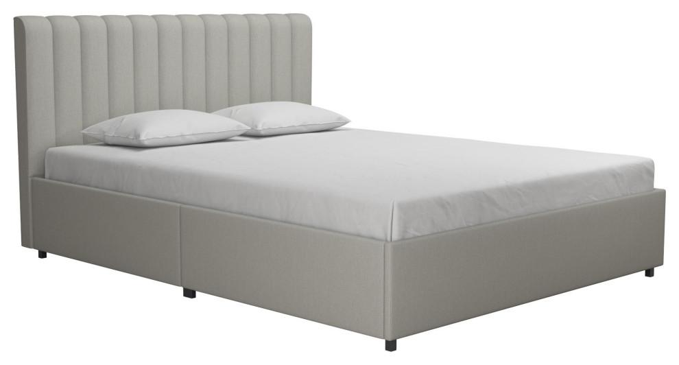 Brittany Upholstered Platform Storage Bed