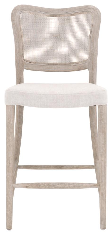 Aniston Counter Stool - Dark Brown Oak