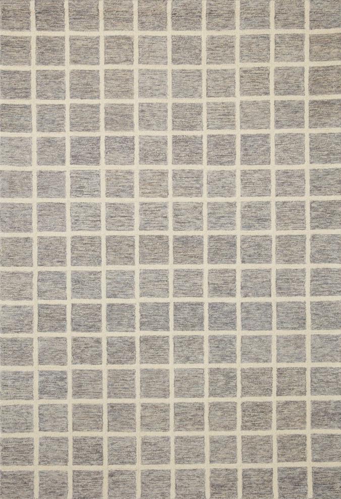 Ivory Elegance Hand-tufted Wool Rectangular Area Rug