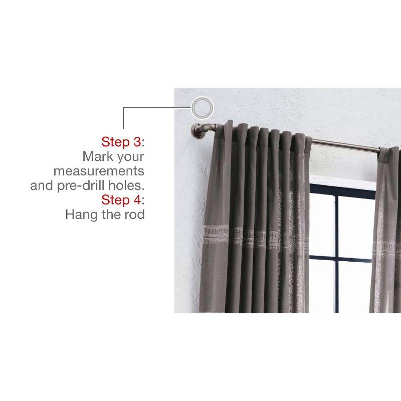 White Sheer Polyester Grommet Top Curtain Panel