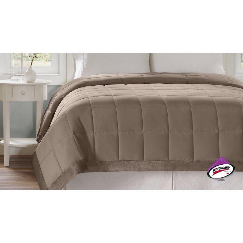 Madison Park Lightweight Down Alternative Blanket with Satin Trim