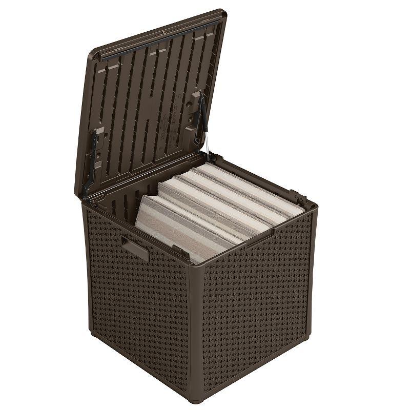 Suncast 60 Gallons Water Resistant Resin Lockable Deck Box