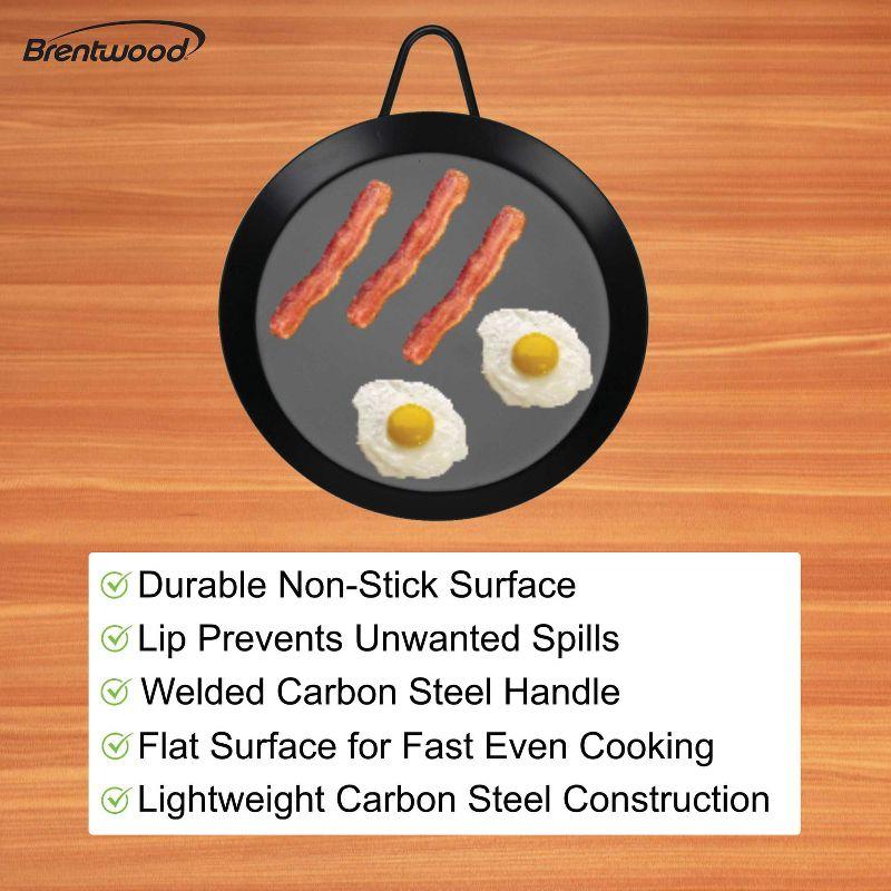 Brentwood Non-Stick Carbon Steel Griddle