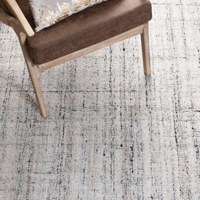 Abstract ABT141 Handmade Indoor Area Rug - Camel/Black - 5'x8' - Safavieh