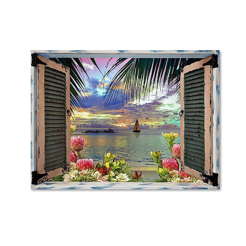 Bay Isle Home™ " Tropical Window To Paradise III " by Leo Kelly