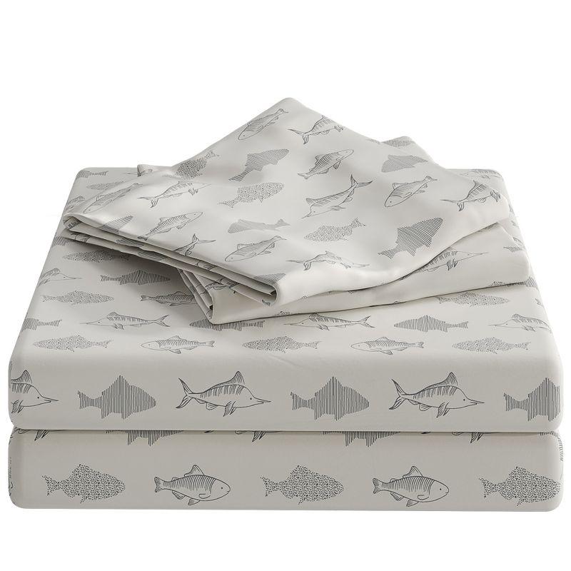 CGK Linens 4 Piece Kids Microfiber Sheet Set - Wrinkle Free - Cute, Cozy, Soft