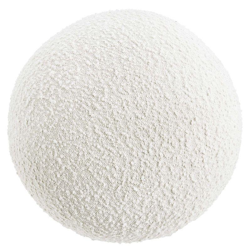 Modway Modway Breeze Boucle Upholstered Ottoman In Ivory Burl