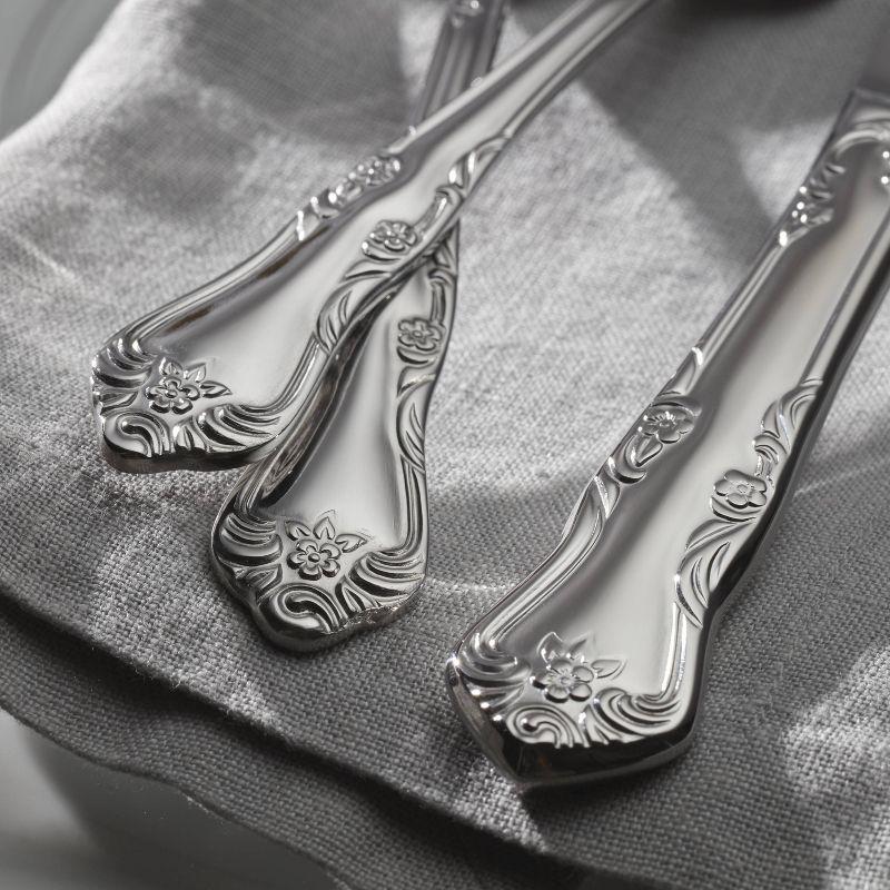 Oneida Oneida Azalea 45 Piece Everyday Flatware Set, Service For 8