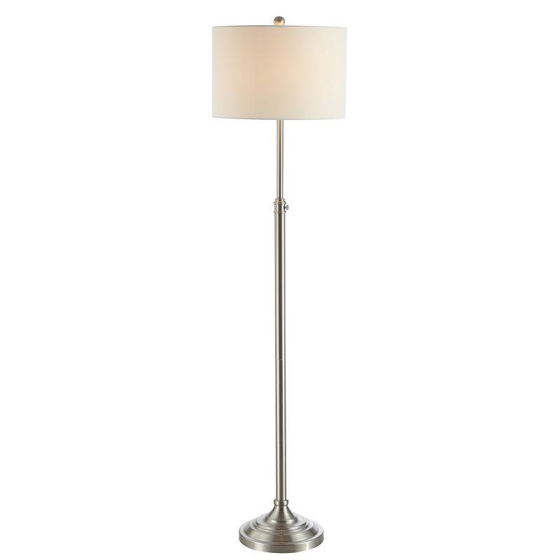 Leeland Floor Lamp - Brush Nickel - Safavieh