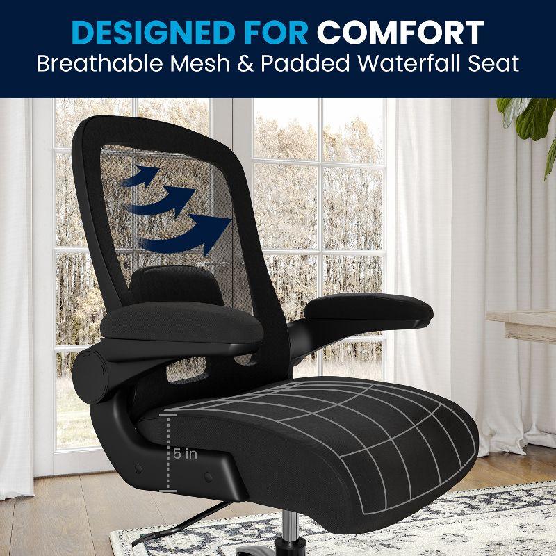 Black Mesh High-Back Ergonomic Executive Swivel Chair