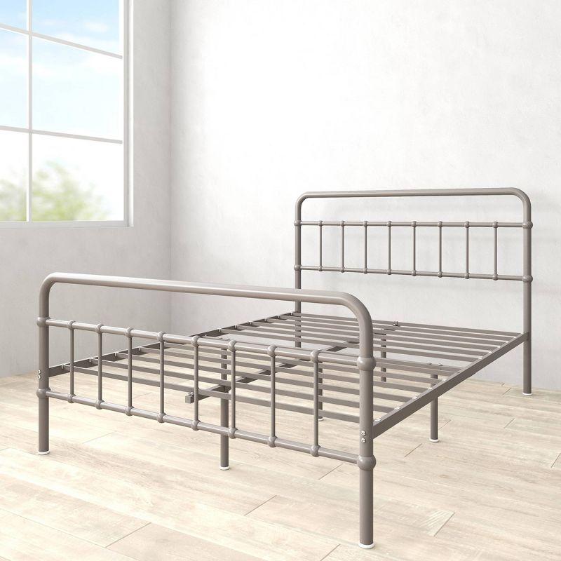 Zinus Florence 42" Modern Farmhouse Metal Platform Bed