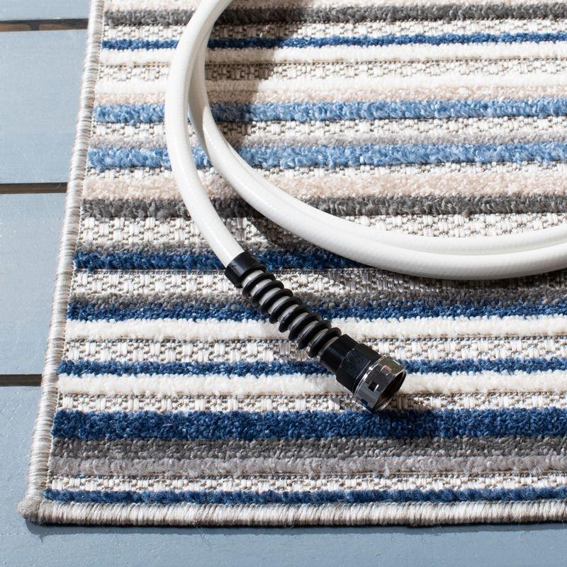 Cabana CBN323 Loomed Indoor Area Rug - Grey/Blue - 5'3"x7'6" - Safavieh
