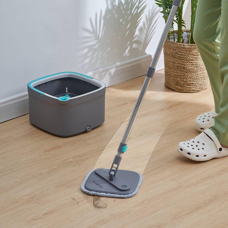 True & Tidy TrueClean Spin Mop & Bucket System