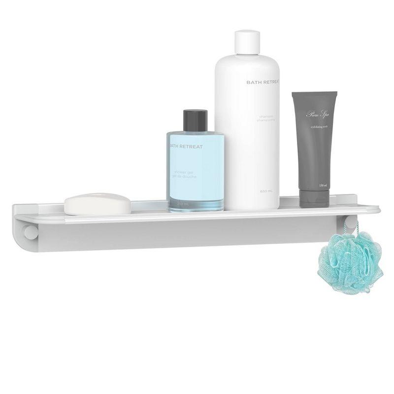 Glide Rust Proof Aluminum Multi-Purpose Bathroom Shelf - Better Living Products