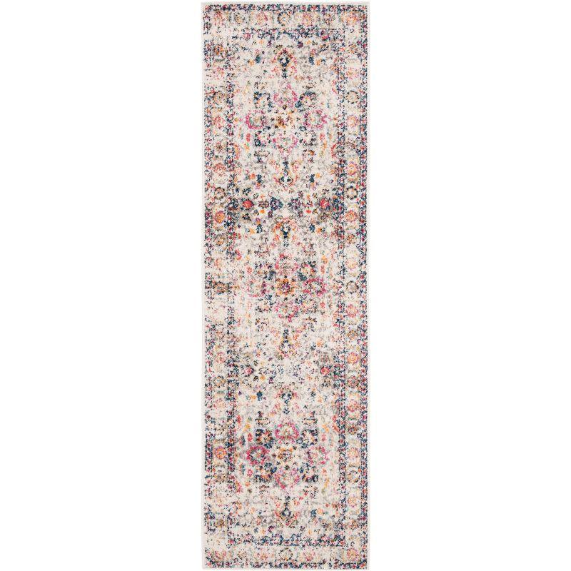 Madison MAD603 Power Loomed Indoor Area Rug - Fuchsia/Ivory - 6'7"x9'2" - Safavieh