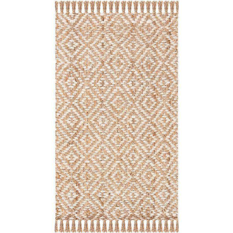 Natural Fiber NF450 Hand Woven Area Rug - Natural/Ivory - 3'x5' - Safavieh.