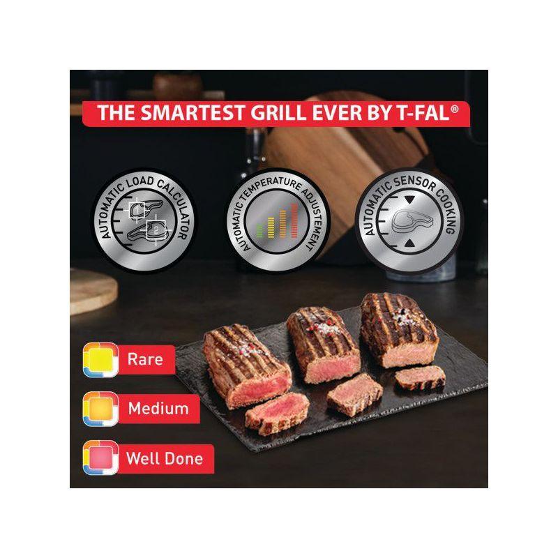 T-Fal OptiGrill Indoor Electric Grill with Removable, Dishwasher Safe Nonstick Plates