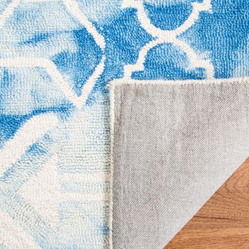 Dip Dye DDY678 Hand Tufted Area Rug - Blue/Ivory - 8'x10' - Safavieh.