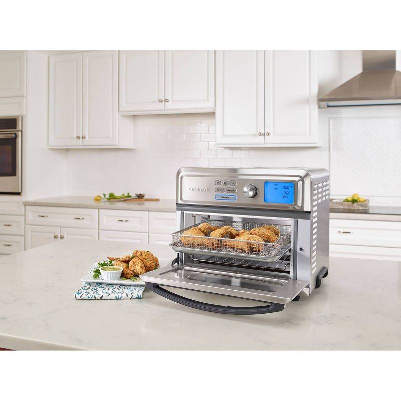 Cuisinart Digital Air Fryer Toaster Oven - Stainless Steel - TOA-65: 1800W, Adjustable Thermostat, Nonstick, 18 Qt Capacity