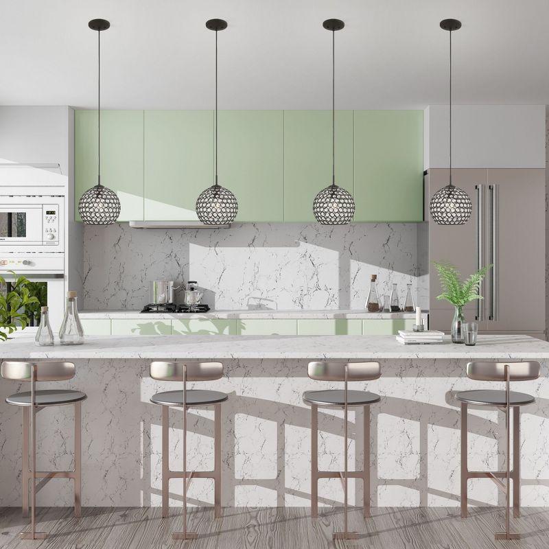 Livex Lighting Cassandra 1 - Light Pendant in  Black